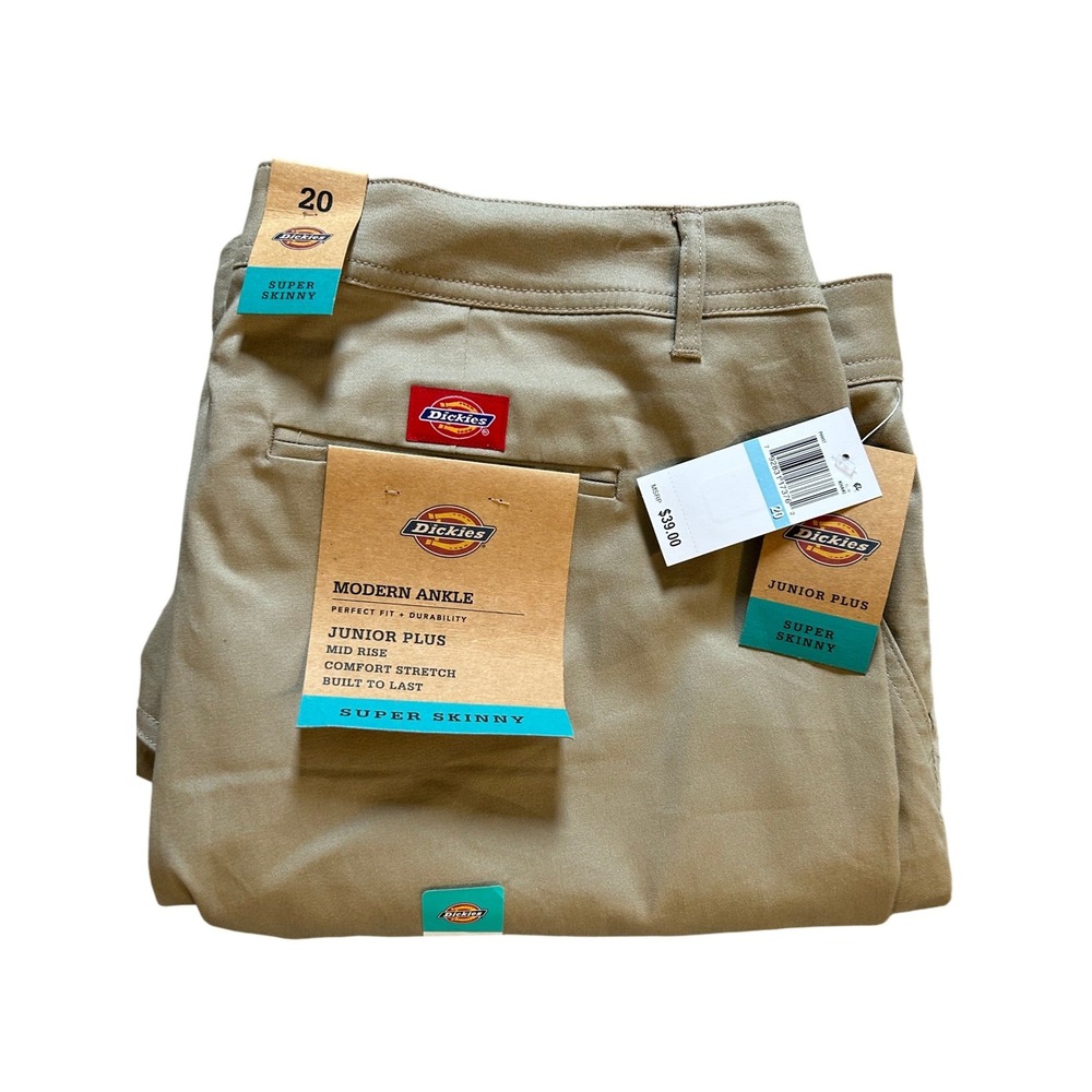 Dickies Super Skinny Junior Plus Khaki Pants